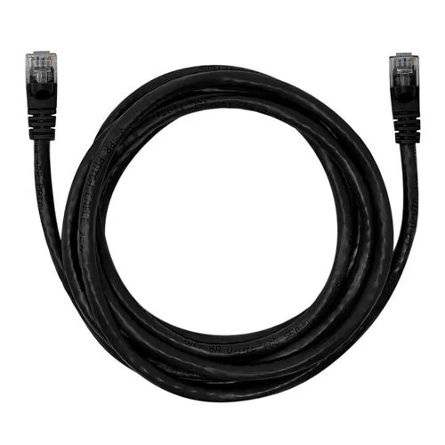Cables de Red PPA 10 Ft. CAT 6a Snagless Molded Boots Ethernet Cable Negro
