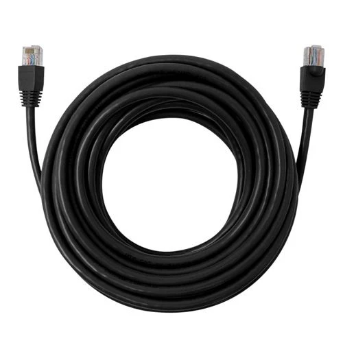 Cables de Red PPA 100 Ft. CAT 6 Stranded Snagless Ethernet Cable Negro