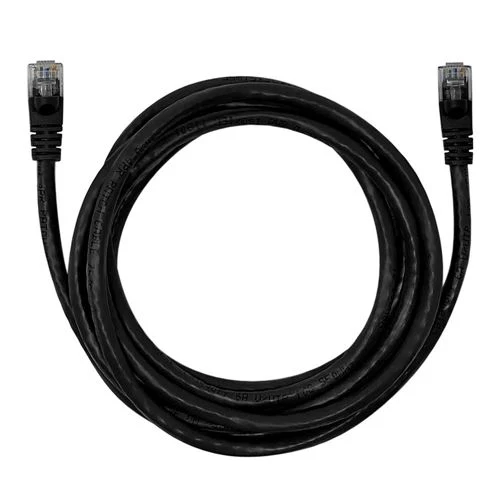 Cables de Red PPA 15 Ft. CAT 6a Snagless Ethernet Cable Negro