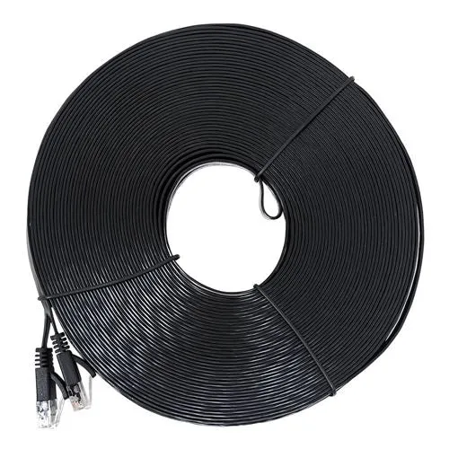 Cables de Red PPA 100 Ft. CAT 6 Bare Copper Negro