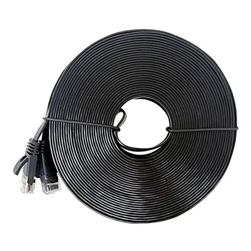 Cables de Red PPA 50 Ft. CAT 6 Bare Copper Negro