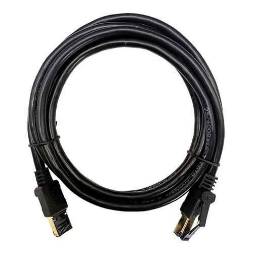 Cables de Red PPA 7 Ft. CAT 8 Molded Snagless Boots Ethernet Cable Negro