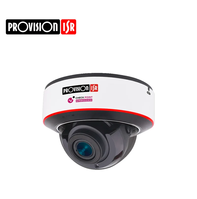 Cámara de seguridad IP domo con lente MVF de 8MP Marca: Provision ISR