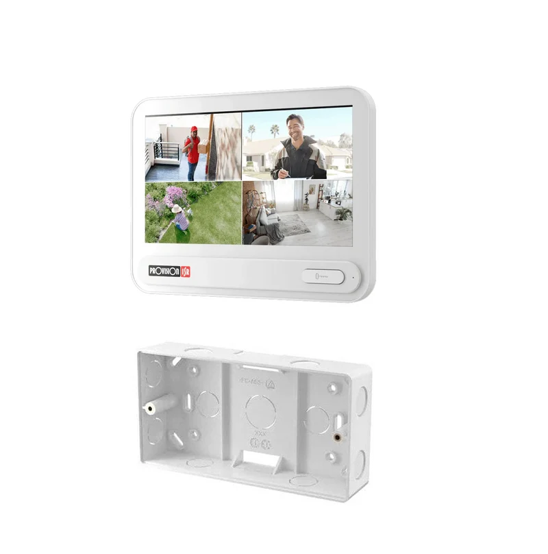 Pantalla de intercomunicador con caja audio bidireccional interior Marca: Provision ISR