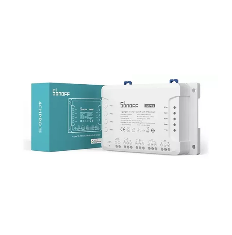 Microcontrolador de portones de 4 salidas N.O Marca: Sonoff