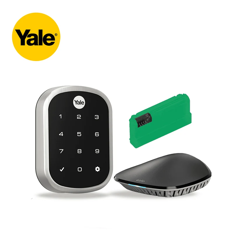 Kit de cerradura Yale con controlador Ezlo Plus + módulo inteligente Z-Wave