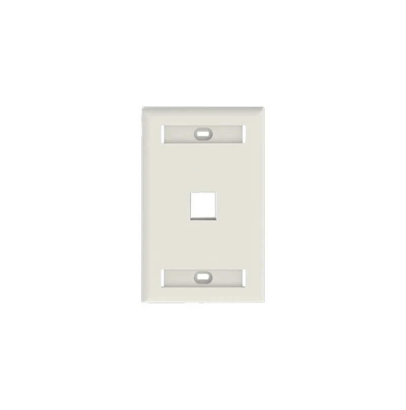 Placa frontal NK 1 puerto sencillo blanco NK1FIWY Marca: PANDUIT