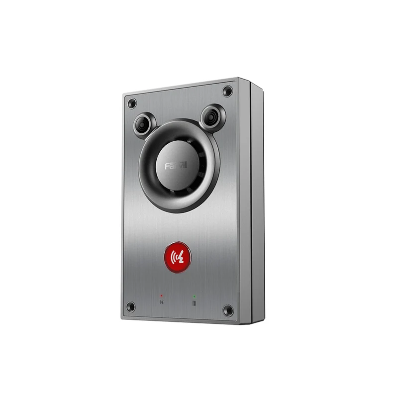 Intercomunicador IP 10W 2 relevadores botón de llamada IP66 SIP cIK10 POE A12 Marca: Fanvil
