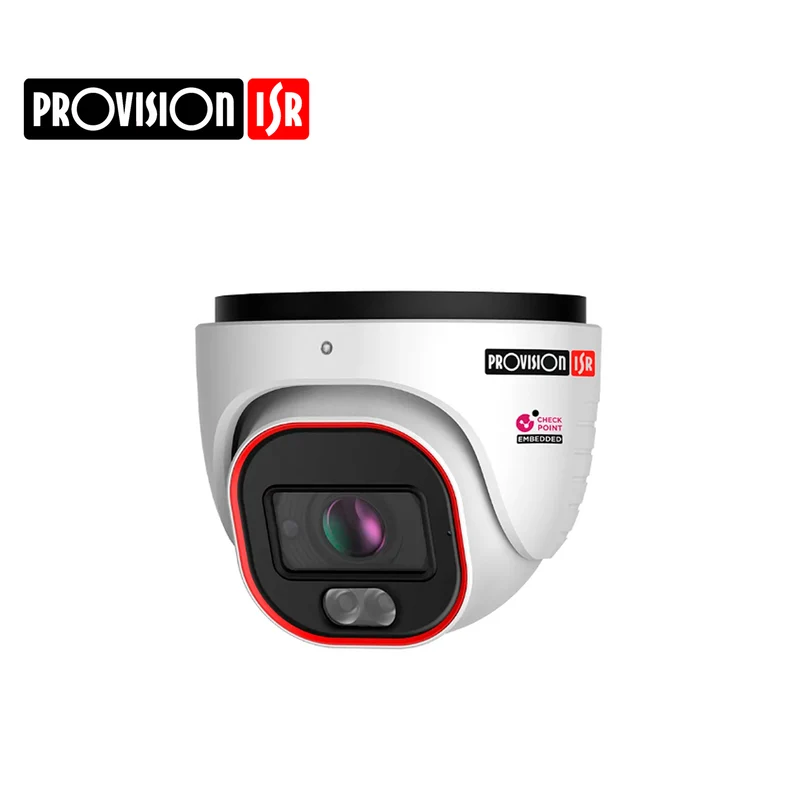 Cámara IP Dome/Turret hibrida con lente MVF de 4 MP CheckPoint Marca: Provision ISR