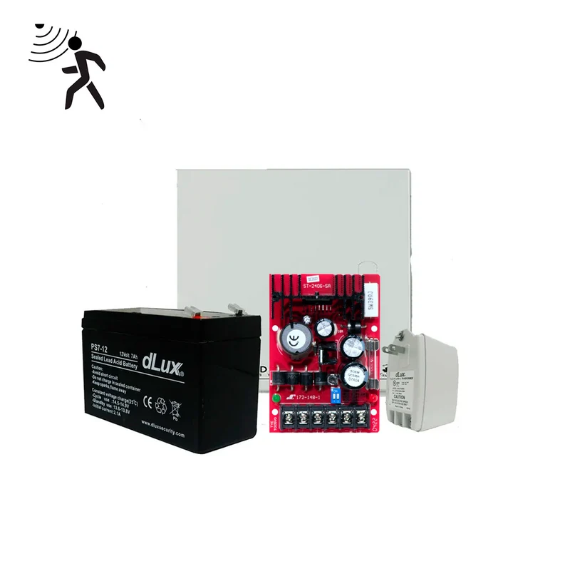Fuente de poder para respaldo de cerradura electromagnética PACK12PRO