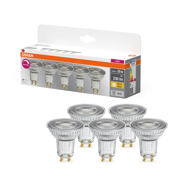Base LED OSRAM PAR16 3,4 W 927 GU10