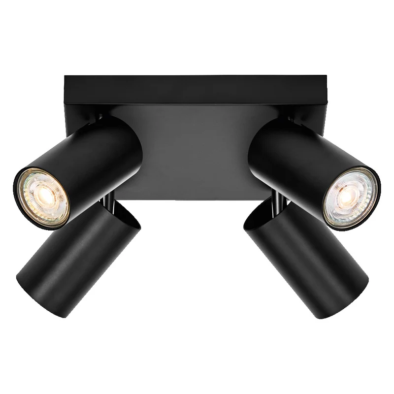 Lámpara de techo OSRAM LED SPOT OCTAGON PL 4 x 3,4 W, GU10, 920 lm, negra