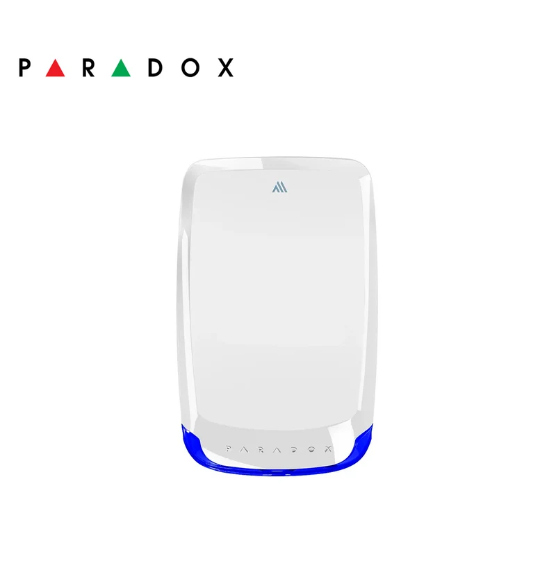 Sirena inalámbrica e 100DB con luz estroboscópica SR230M Marca: Paradox