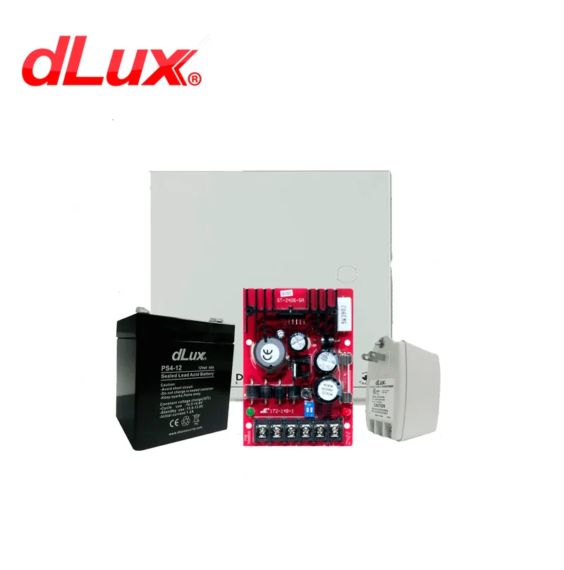 Fuente de poder para respaldo de cerradura electromagnética PACK12PLUS2