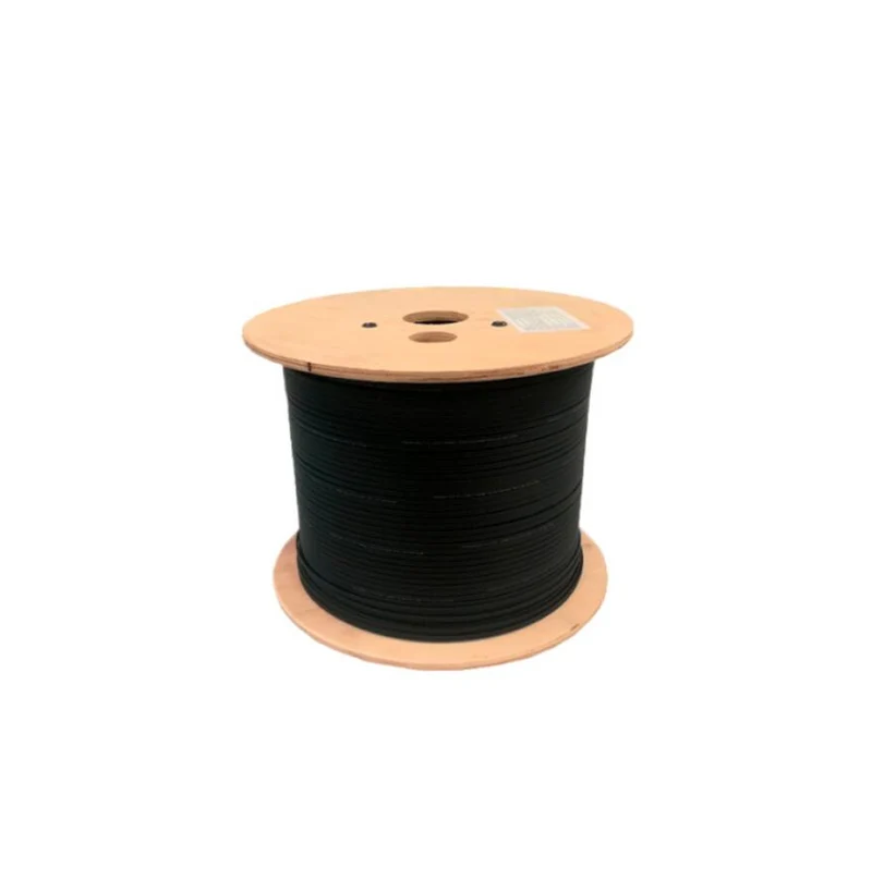 Cable fibra óptica monomodo para exterior 2 hilos con mensajero de acero Marca: Cablix