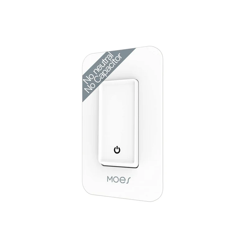 Interruptor de luz inteligente Wi-Fi Marca: MOES