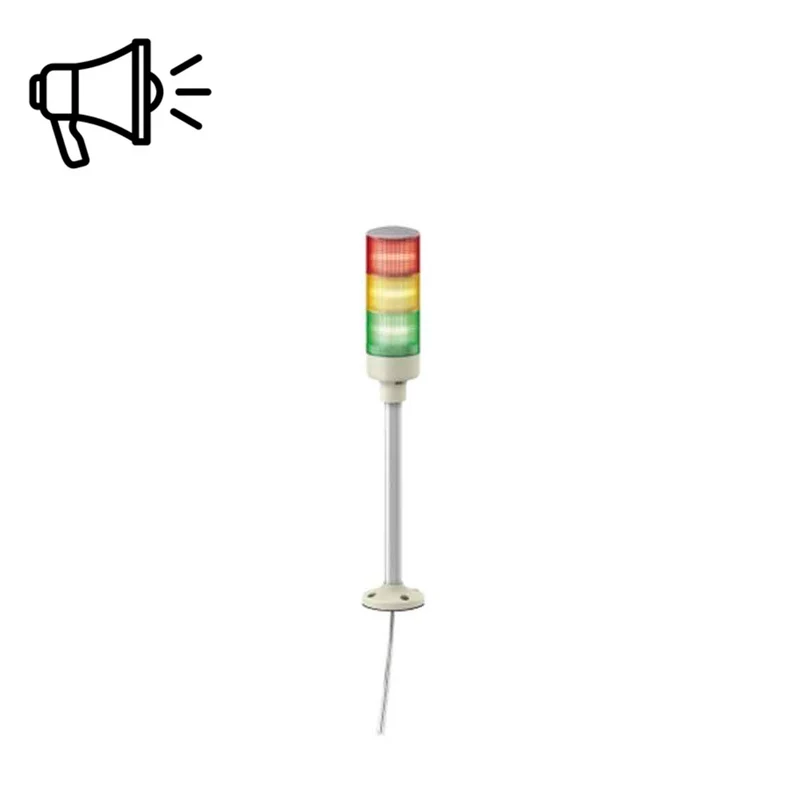 Torre de luz GAG de 24V montaje en tubo XVGB3SH