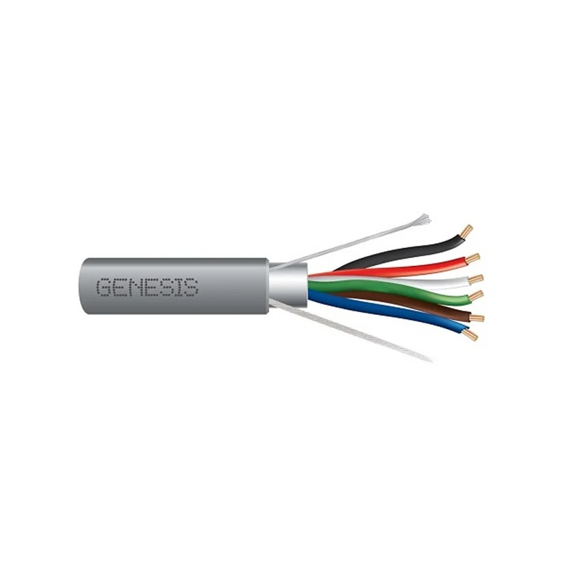 Cable para control de acceso 22/6 CON SHIELD CMR/FT4 22061109 Marca: Genesis