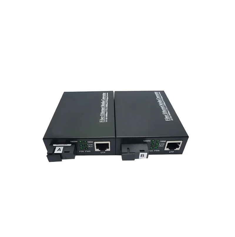 Kit de convertidor de medios 1G SFP SC BIDI Monomodo 20km 1310/1550nm Marca: Lantek