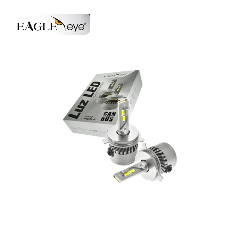 Kit de luz LED H7 Platinum blanco 5500LMS 55W X608 Marca: EAGLE EYE
