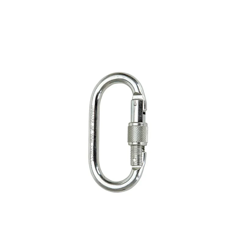 Mosquetón de rosca de acero N.30 Marca: Climax