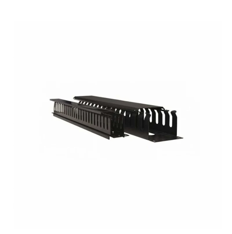 Organizador cable horizontal ranurado 1U (1 lado) Marca: Teklink