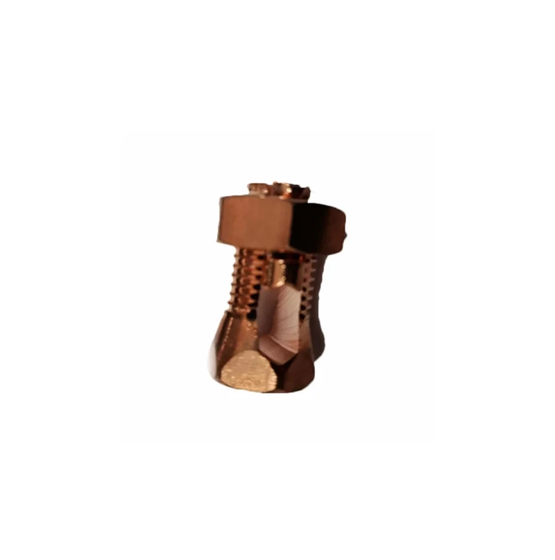 Conector barril tierra cable de 4-5 mm para canasta de cobre Marca: Teklink