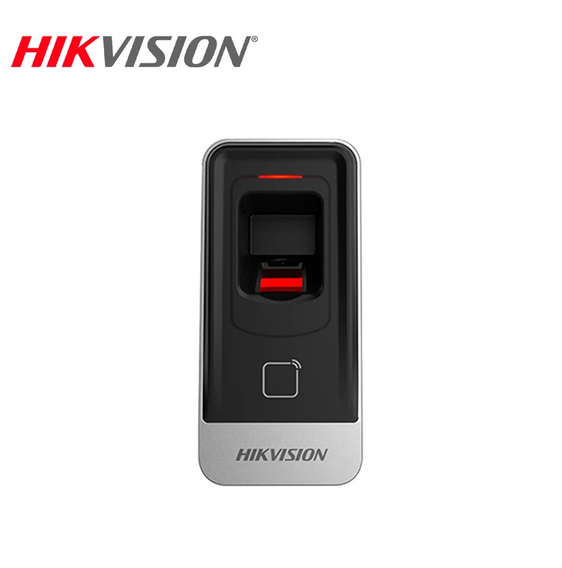 Lector de tarjetas y huellas digital DS-K1201AMF Marca: Hikvision