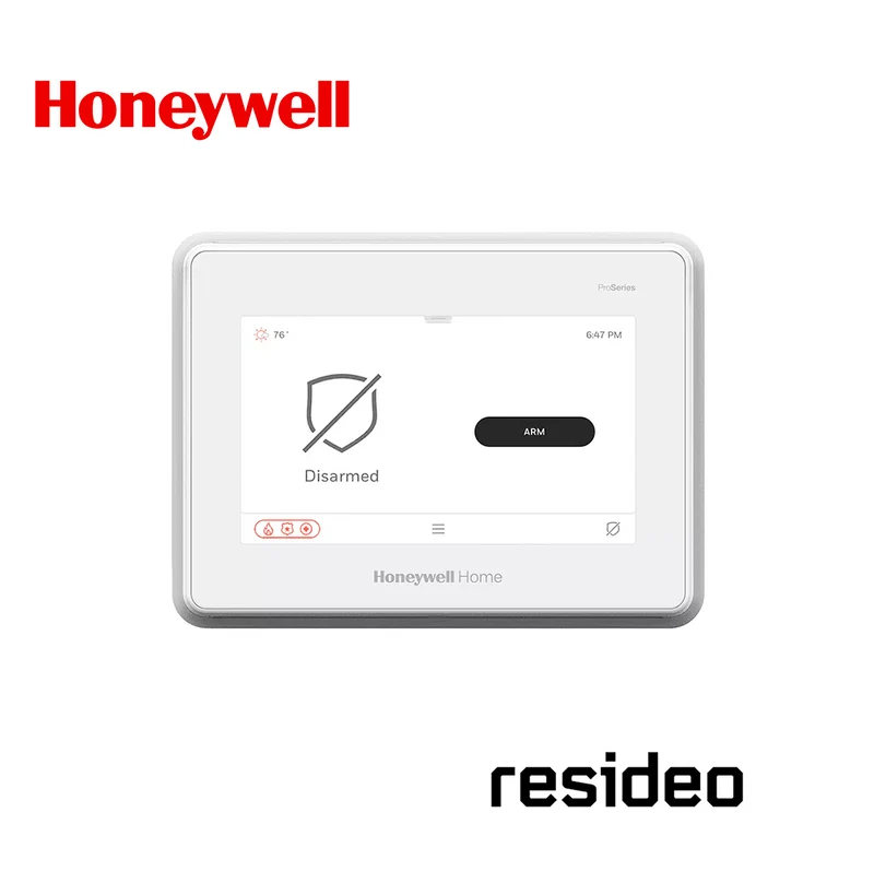 Panel de alarma de hasta 250 zonas inalámbricas con pantalla Touch de 7pulgada Marca: Honeywell Rediseo