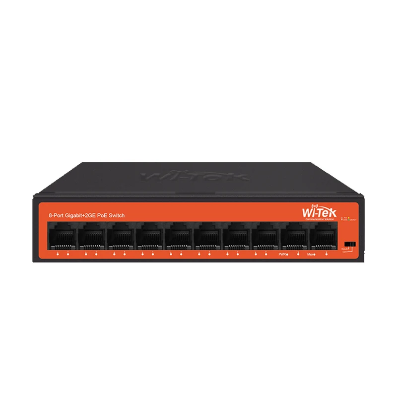 Switch POE de 8 puertos 250M+65W WI-PS308GH V2 Marca: Wi-Tek