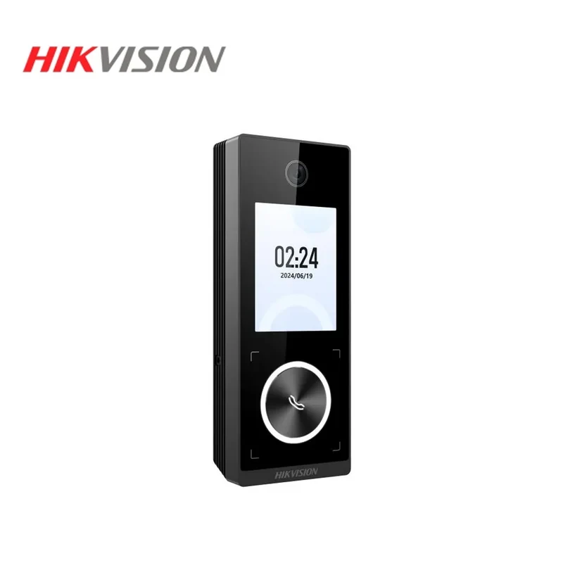 Terminal facial Min Moe Wi-Fi PoE IP65 con botón de llamada y Tarjetas Marca: Hikvision