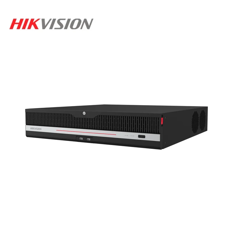 NVR VPro de 8K de 2U y 32 cales IP soporta camaras con reconocimiento de rostro Marca: Hikvision