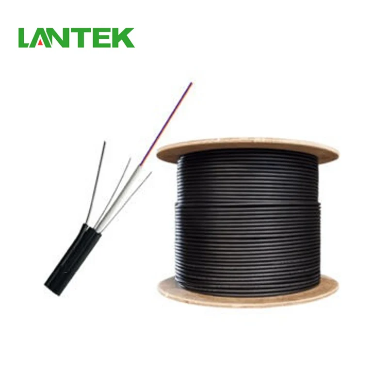 Fibra monomodo 2 hilos Indoor/Outdorr DROP con mensajero MXGJYXFCH02 Marca: Lantek