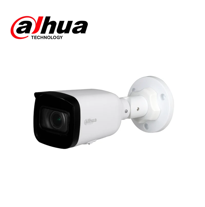 Cámara de seguridad Bullet IP de 4MP con lente motorizado 2.8-12mm, IR 50m, IP67, WDR, SD max 256, POE, H265+ Marca: Dahua