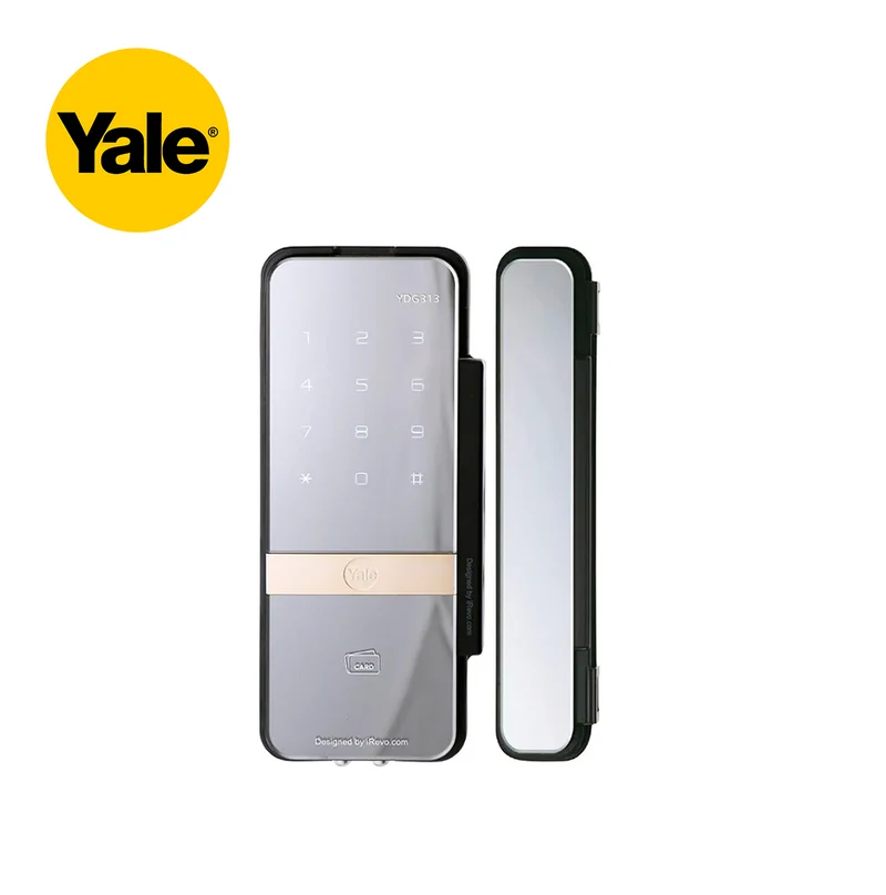 Cerradura digital inteligente para puertas de de Vidrio YDG313 Marca: Yale