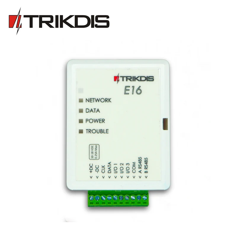 Comunicador Ethernet E16 Marca: TRIKDIS