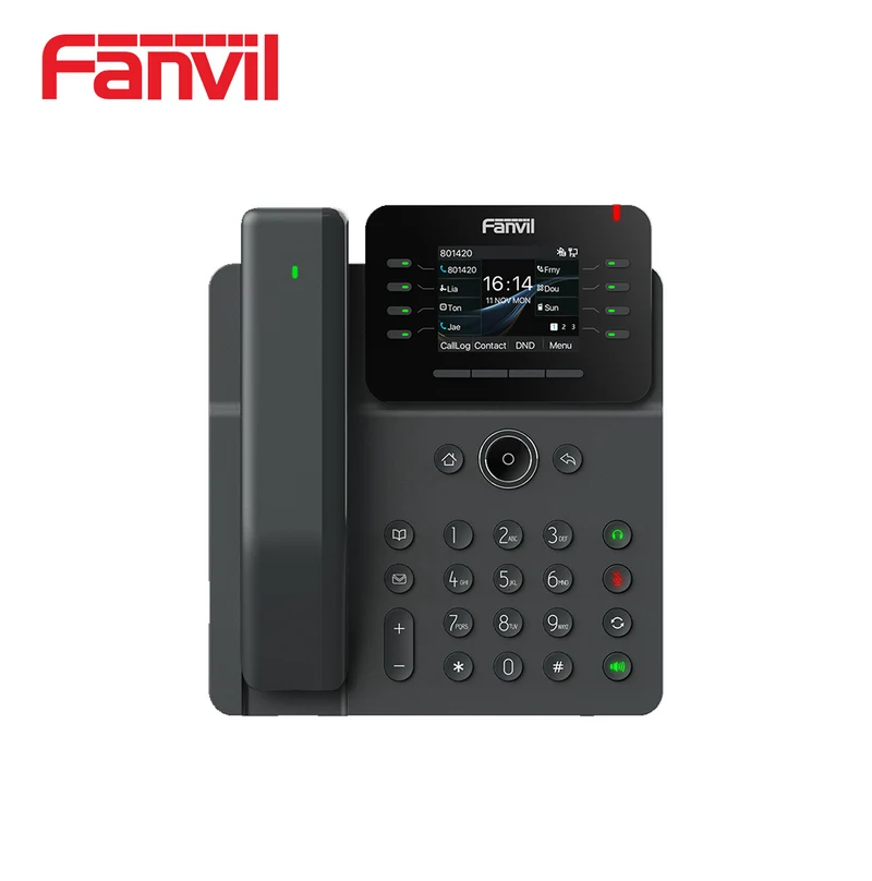 Telefono IP 12 Líneas SIP Pantalla HD, Teclas Programables V62Pro Marca: FANVIL