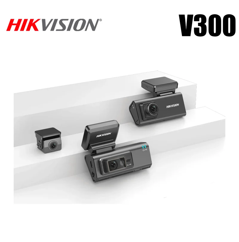 Dashcam de tablero 4G LTE/ 3 canales: delantera, trasera y de cabina V300 Marca: Hikvision