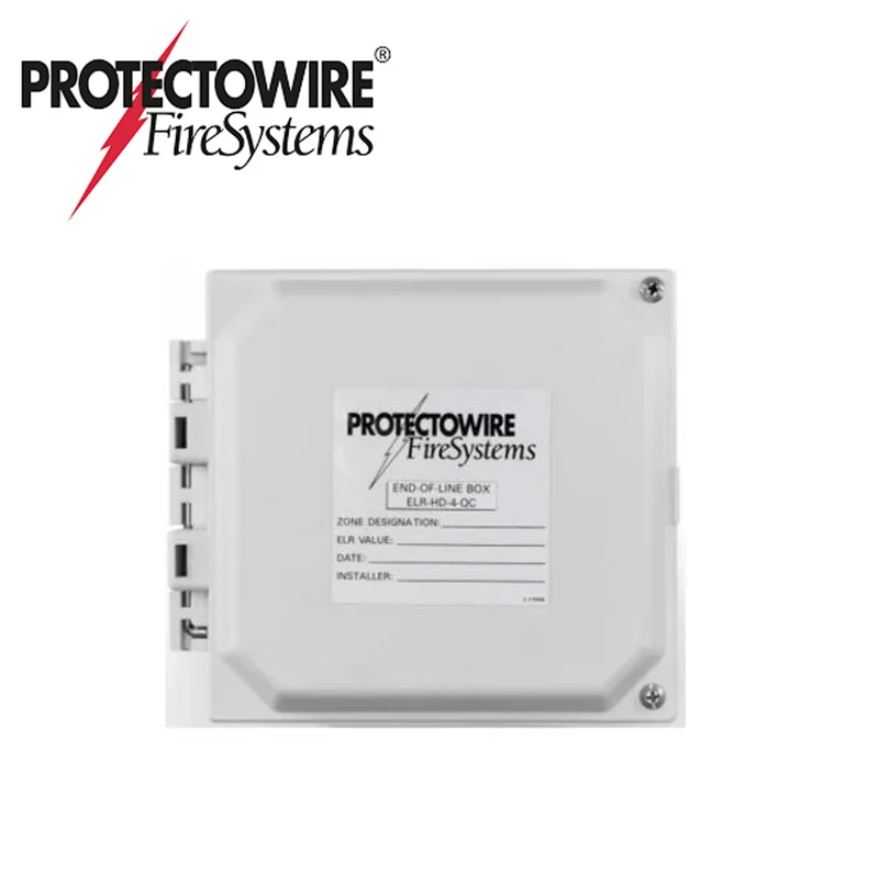 Caja EOL (End-Of-Line) para sistema de detección de incendio ELR-4-QC-MP Marca: Protectowire