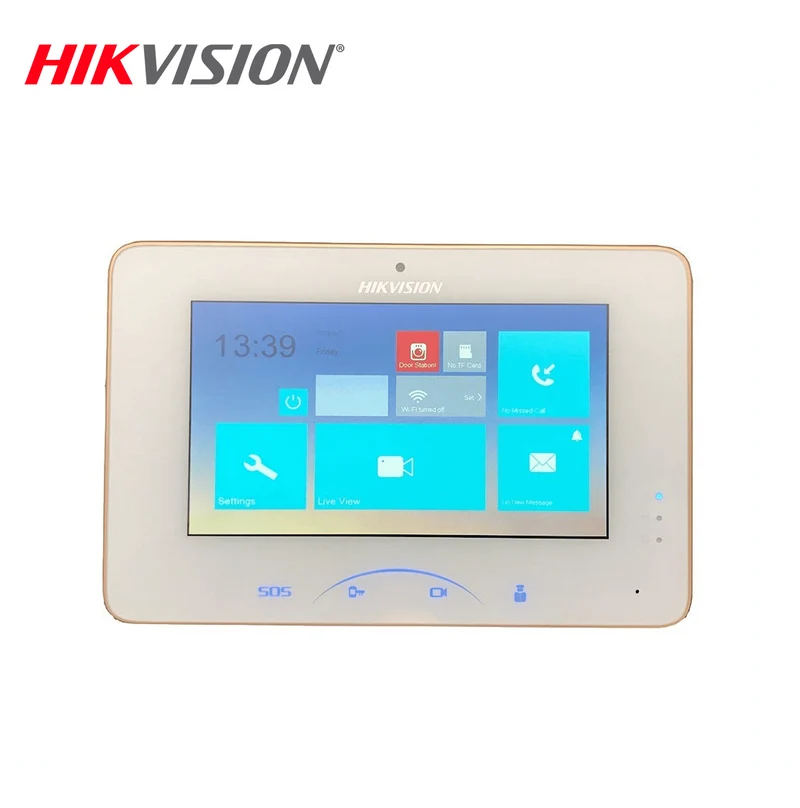 Video intercomunicador Indoor Station with de 7 pulgadas Touch screen DS-KH8301-WT Marca: Hikvision