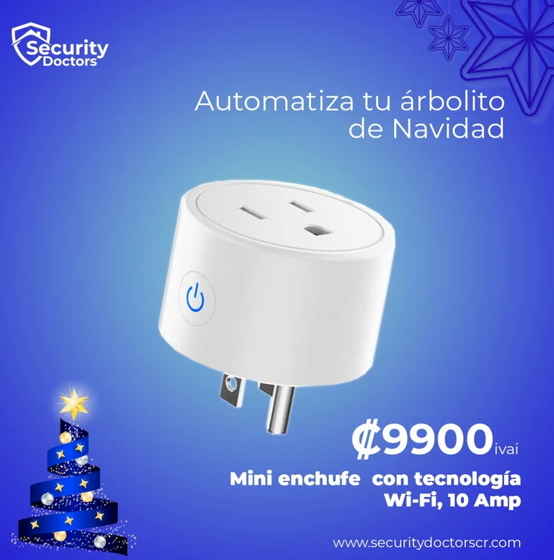 Tomacorriente inteligente Wi-Fi 110V 10A DLXWR06W Marca: dLux Home