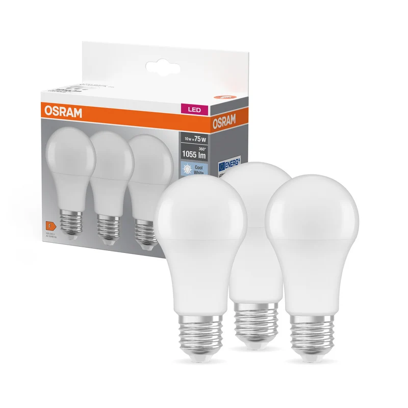 OSRAM LED BASE Classic A 10W 840 mate E27