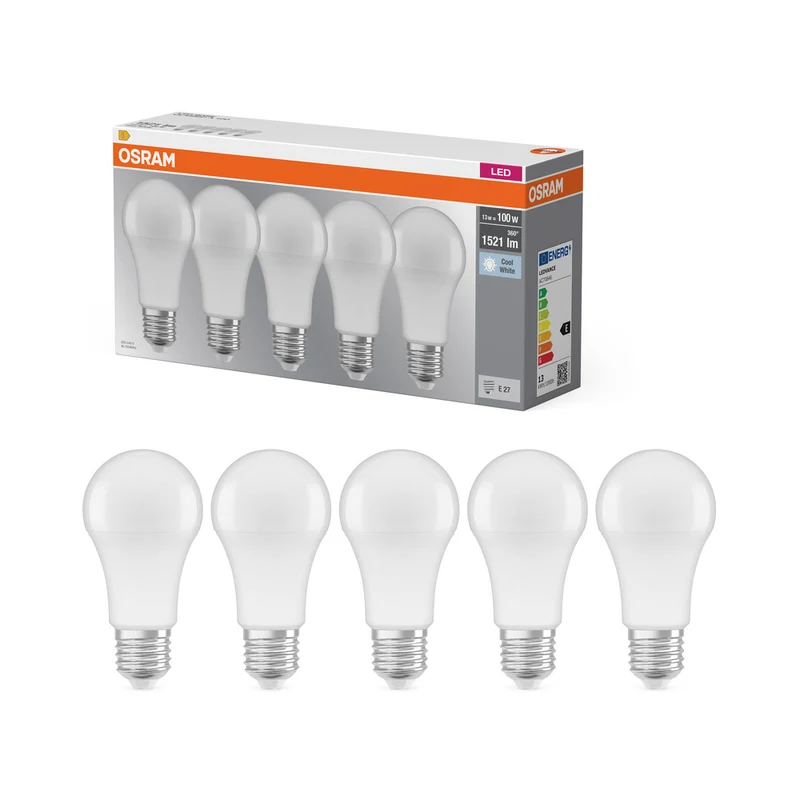 OSRAM LED BASE Classic A 13W 840 mate E27