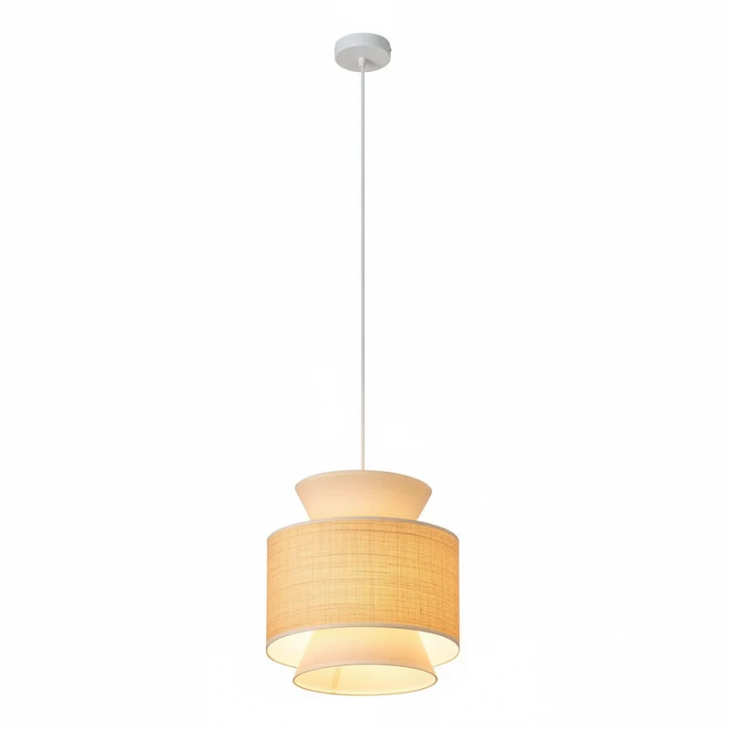 Lámpara colgante OSRAM DECOR Wrap Cone E27 beige