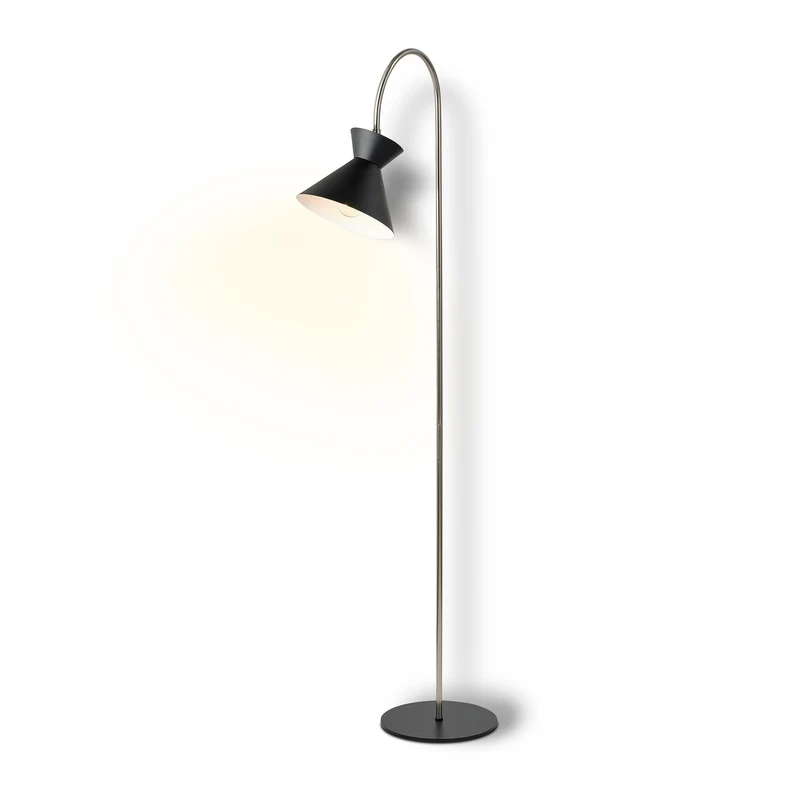 Lámpara de pie OSRAM DECOR Waist E27 negra
