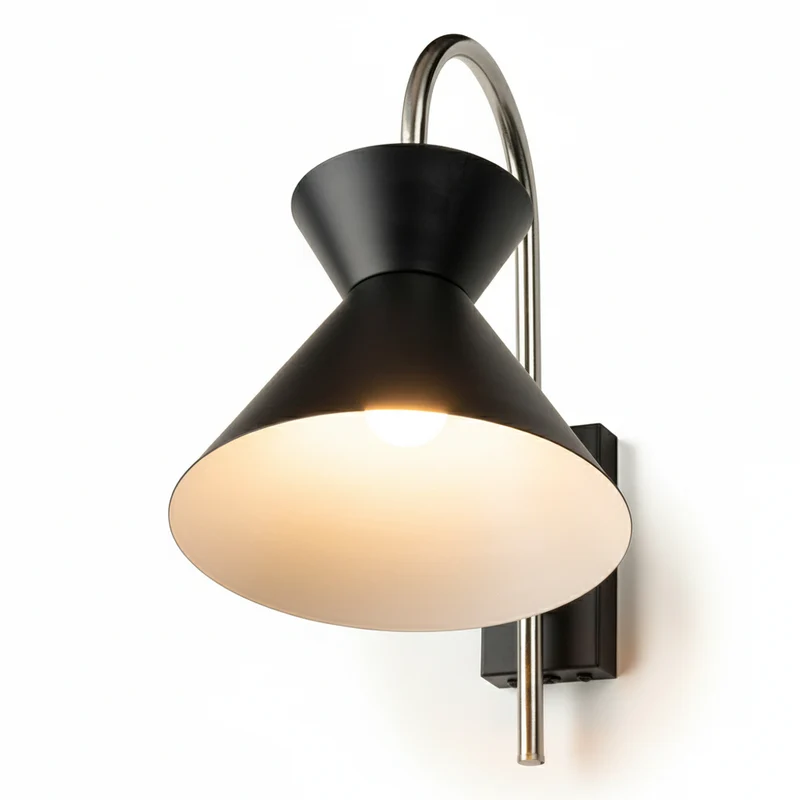 Aplique de pared OSRAM DECOR Waist E27 negro