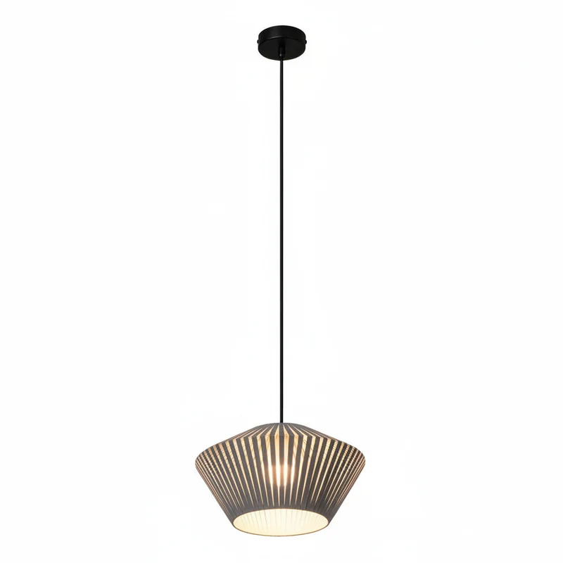 Lámpara colgante OSRAM DECOR Stripes 1xE27 gris oscuro