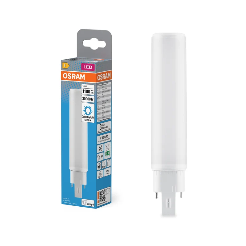 OSRAM DULUX LED D/E HF y CA 10 W 865 G24Q-3