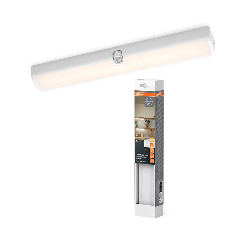 Lámpara para armario bajo OSRAM, giratoria 90°, 5 W, blanca