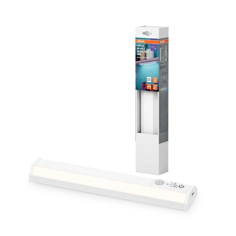 Lámpara LED lineal para montaje empotrado con sensor 200 mm de OSRAM LINEAR